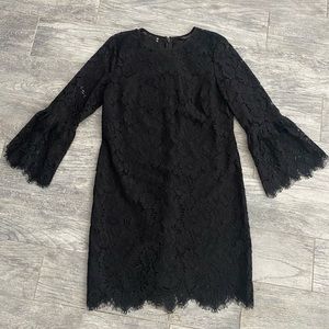 Banana Republic black lace cocktail dress NWT